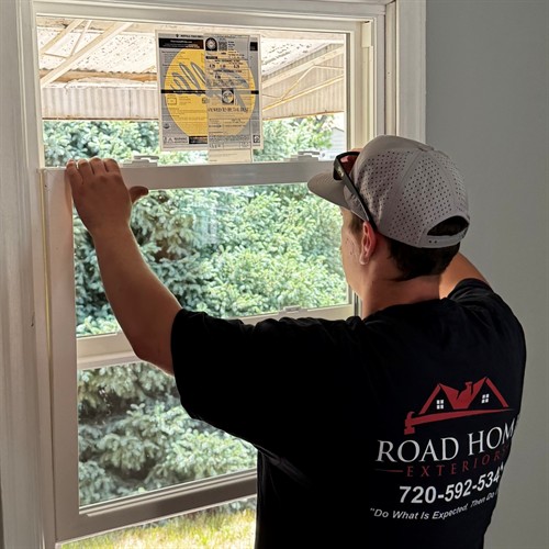 Pella window installation in Conifer.