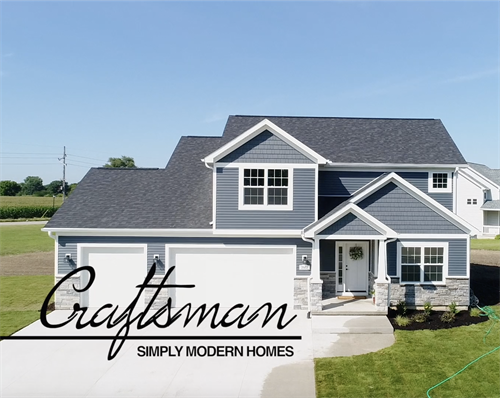 Craftsman Elevation 1 by Simply Modern Homes LLC