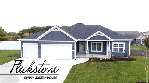 Fleckstone Elevation 3 by Simply Modern Homes LLC 