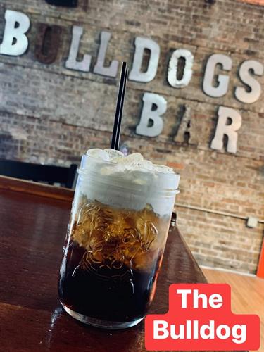 Our signature drink: The Bulldog