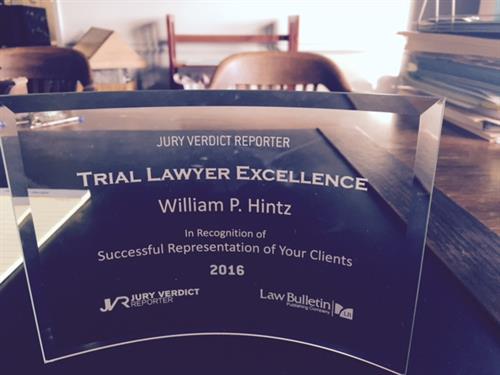 2016 Jury Verdict Reporter Award