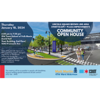 Community Open House - Lincoln Square Brown Line Area Streetscape + Plaza Imporvements