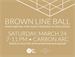 Brown Line Ball