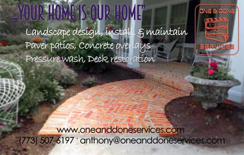 Let us do your front walkway or patio