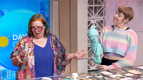 Emily, Lysle and Jenniffer on WGN
