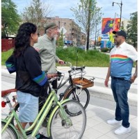 Take a virtual ride on the newly completed Lincoln Avenue protected bike lanes in Lincoln Square