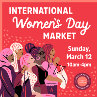 Lincoln Square Ravenswood Women's Day Market this Sunday