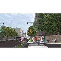 Lincoln Square Arts District Getting Upgraded Sidewalks, Crosswalks