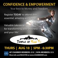 'Confidence = Money / Empowerment = Freedom'