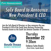 SoTx Board to Announcement new President & CEO