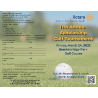 Rotary Club SA: 11th Annual Scholarship Tournament