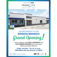 Ribbon Cutting & Grand Opening: River City Federal Credit Union's Edison Brand