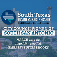 SoTX Speaker Series: City Councilwoman of South San Antonio