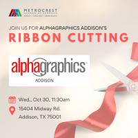 Ribbon Cutting: Alphagraphics Addison