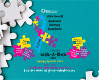 10th Annual J. Brooks Walk-A-Block for Autism Awareness benefitting One Vision's Children's Autism Center