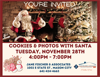 Cookies and Photos with Santa