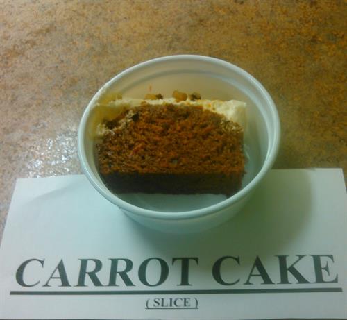 Carrot Cake by the Slice (also available in 2pound Loaf)
