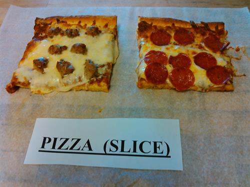 Pete's Pizza by the Slice served 11am until Gone 