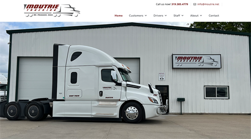 Moutrie Trucking Website (built and manage site)