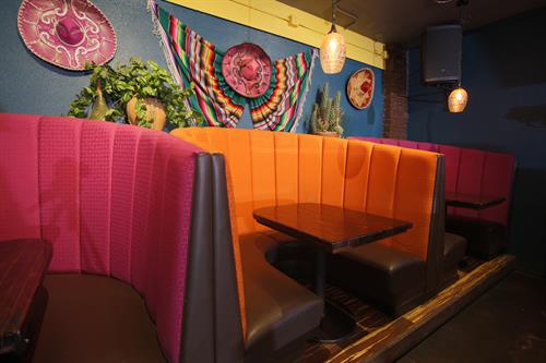 Colorful Booths