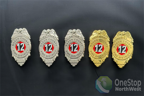 Mason County Fire District 12 Custom Badges Mason County Fire District 12 Custom Badges
