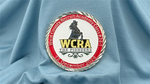 West County Recruit Academy Custom Challenge Coin West County Recruit Academy Custom Challenge Coin