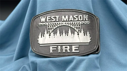 West Mason Fire Custom Belt Buckle West Mason Fire Custom Belt Buckle