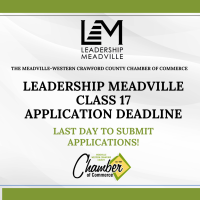 Leadership Meadville 17 Application Deadline