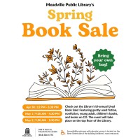 Meadville Public Library Spring 2026 Used Book Sale