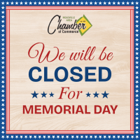 Chamber Office Closed for Holiday
