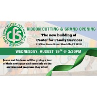 Ribbon Cutting - New Location @ Center for Family Services
