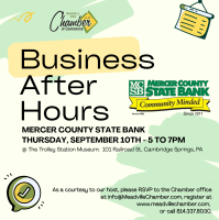 Business After Hours w/ Mercer County State Bank