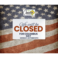 Chamber Office Closed for Holiday
