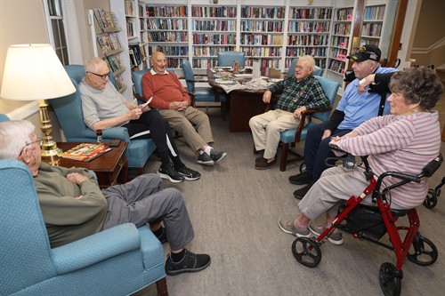 Residents in Cribbs Library