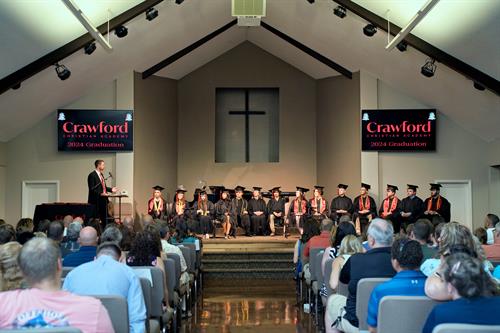 At Crawford Christian Academy we aim to have strong academics focusing on college preparation!