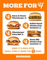 Whataburger® Turns Up the Value: More for $4