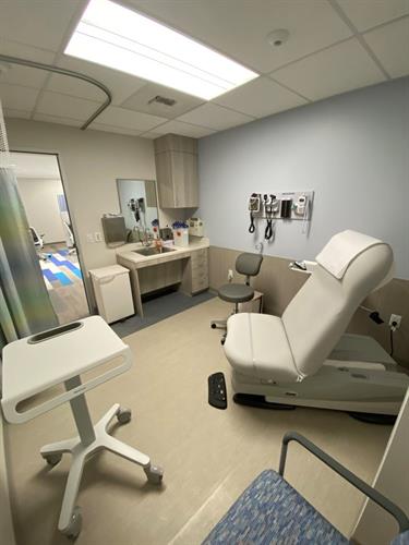 One of our newest exam rooms.