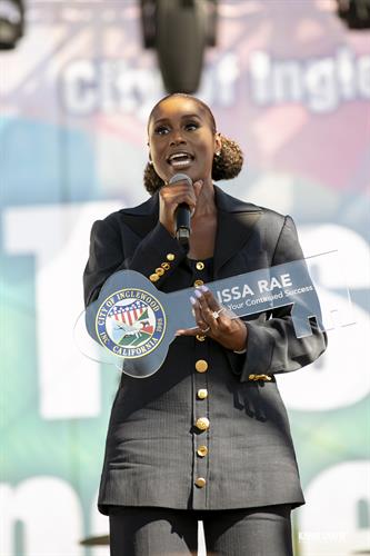 The Taste Of Inglewood - Issa Rae receives key to the city