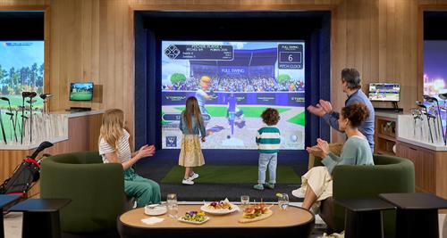 Topgolf Swing Suite with 3 bays