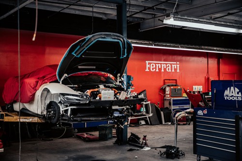 Ferrari auto body shop for Culver City