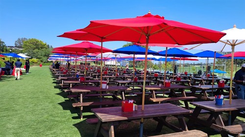 Picnic Tables, Umbrellas, Crowd Control, Tents. We Supply Event Rentals  to Culver City CA.     