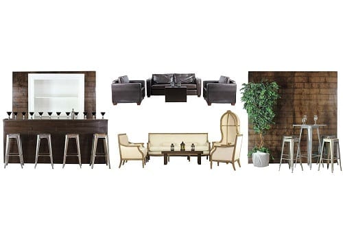 Lounge Furniture, Portable Bars, Tables and  Chairs Rental. Delivery, Pickup and Set Up Service  