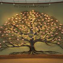 DJJ Anniversary tree, celebrating employees with 25 years of service