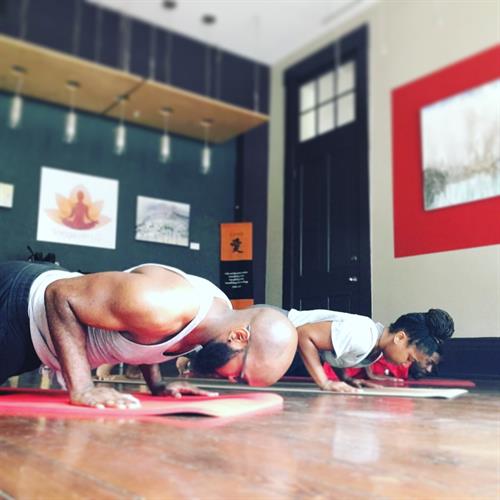 Chaturanga Dandasana with Advanced Students