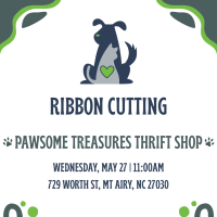 Ribbon Cutting - Pawsome Treasures Thrift Shop (May 2026)