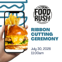 Ribbon Cutting - Food Rush Delivery (July 2026)