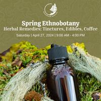 Spring Ethnobotany Workshop | Tinctures, Wild Edibles, and Coffee
