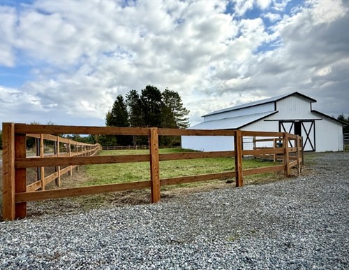 Hidden Steel posts for the PNW "wet"