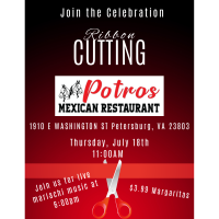 Potros Mexican Restaurant Ribbon Cutting