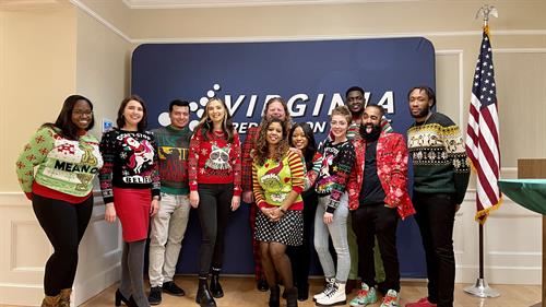 Virginia Credit Union Tacky Sweater Party 2021